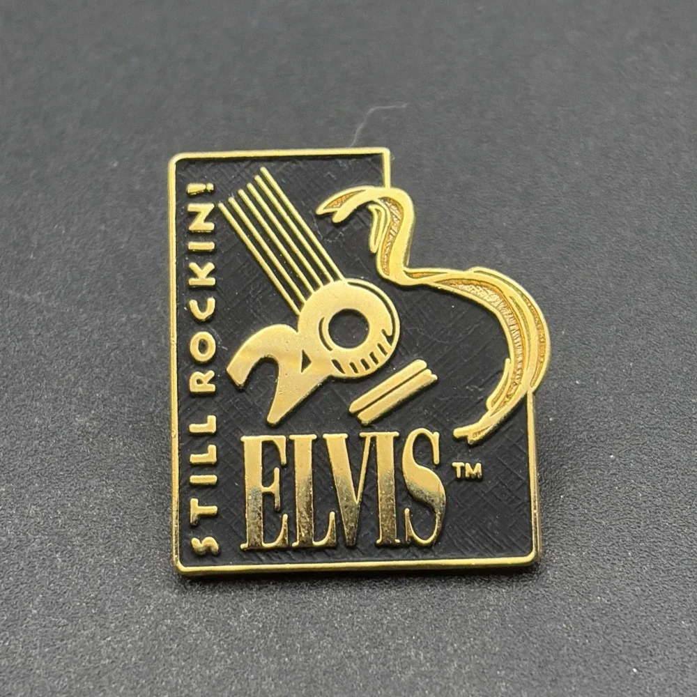 Elvis Presley Still Rockin'! Graceland Music Singer Lapel Hat‎ Pin